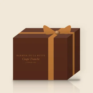 Coloration Coupe Franche à l'huile de figue de Barbarie – Barbier de la Butte, coffret, teinte 5 Châtain clair