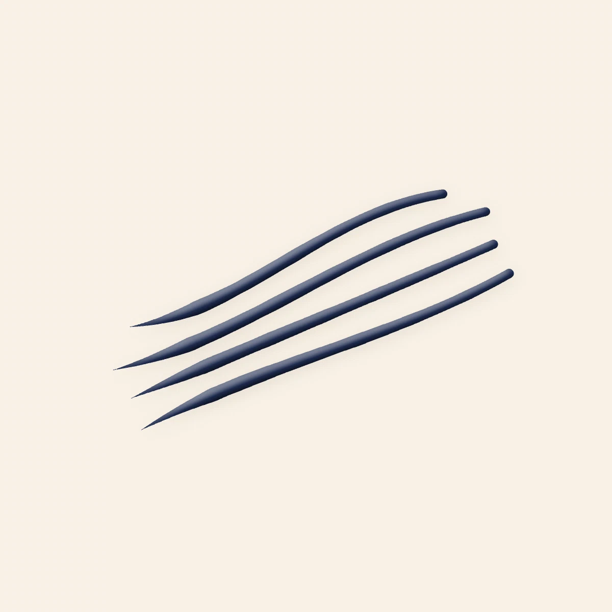 Eyeliner ultra-pigmenté Garrigue – Terre d'Ocrelle, aperçu de la teinte Bleu nuit