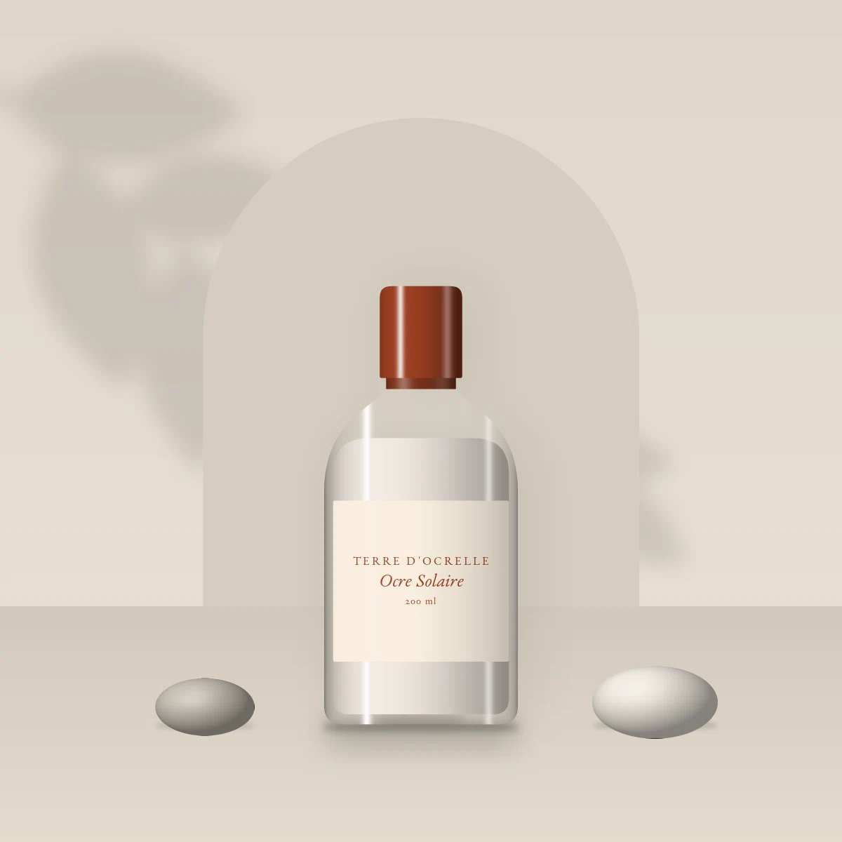 Lait corps Ocre Solaire raffermissant – Terre d'Ocrelle, photo d'ambiance