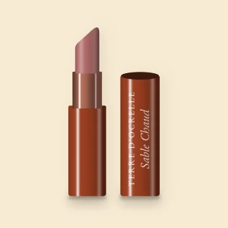 Rouge à lèvres précision Sable Chaud – Terre d'Ocrelle, étui 3,8 g, teinte 03 Bois de rose