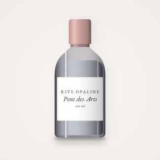 Pont des Arts lotion tonique lissante – Rive Opaline, flacon 100 ml