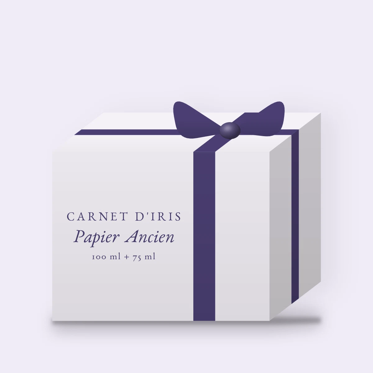 Coffret Papier Ancien mystérieux à la tubéreuse – Carnet d'Iris, 100 ml + 75 ml