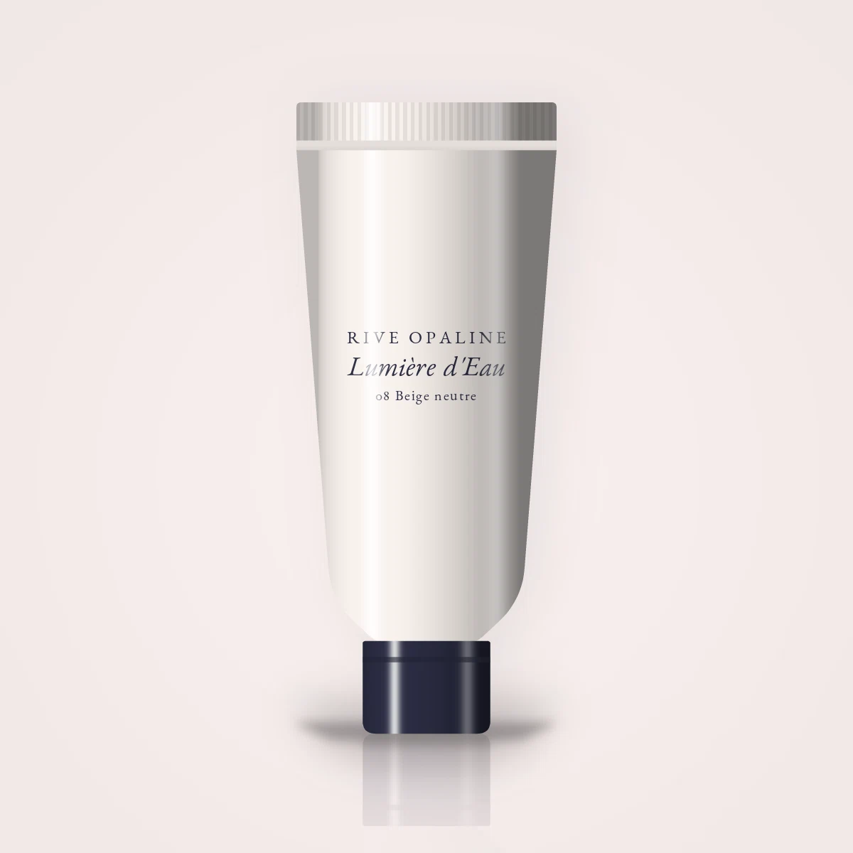 Fond de teint Lumière d'Eau au panthénol – Rive Opaline, tube 30 ml, teinte 08 Beige neutre