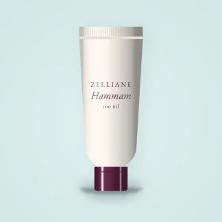 Masque visage anti-fatigue Hammam – Zelliane, tube 100 ml