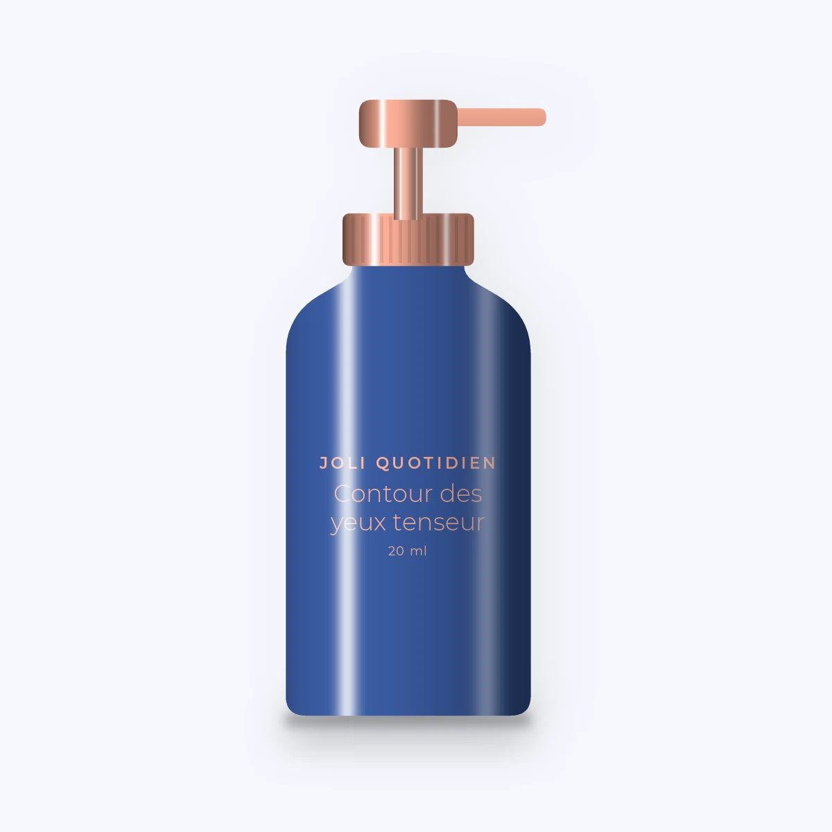 Contour des yeux tenseur au complexe peptidique – Joli Quotidien, flacon-pompe 20 ml